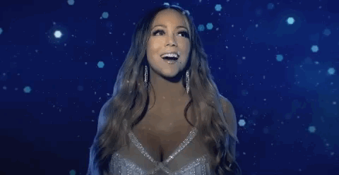 winter stars gif by mariah carey find & share on giphy