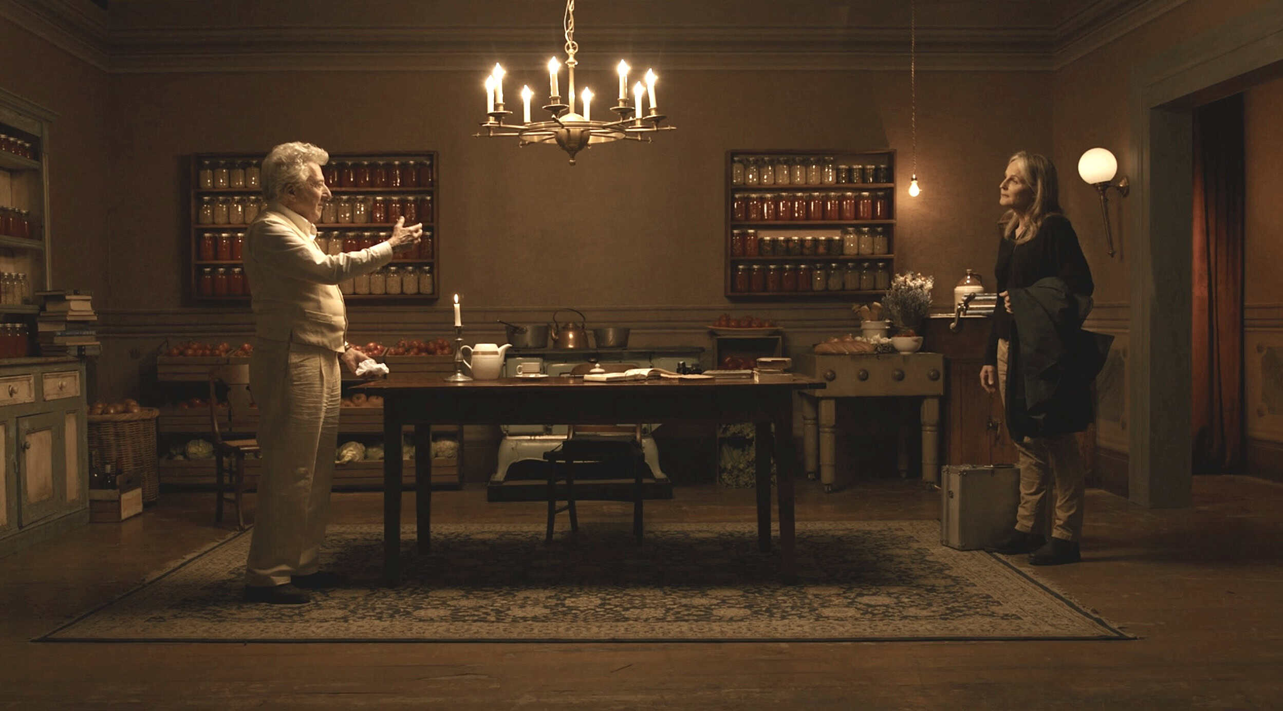 Home Dustin Hoffman and Helen Hunt in Lucca Mortis: Tower Stories, directed by Peter Greenaway